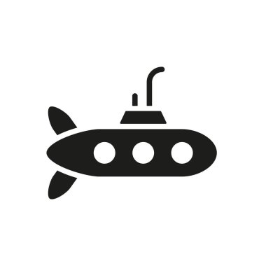 Denizaltı simgesi vektör tasarım şablonları basit ve modern konsept