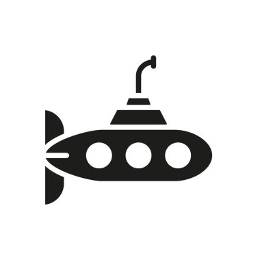 Denizaltı simgesi vektör tasarım şablonları basit ve modern konsept