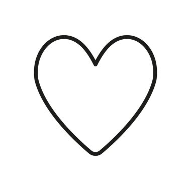 Aşk simgesi vektör tasarımı şablonları basit ve modern konsept