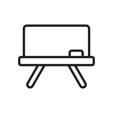 Karatahta simgesi vektör tasarım şablonları basit ve modern konsept