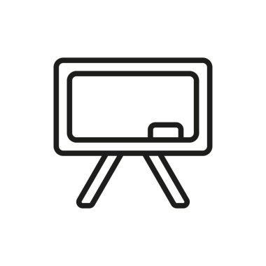 Karatahta simgesi vektör tasarım şablonları basit ve modern konsept