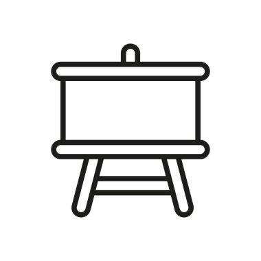 Karatahta simgesi vektör tasarım şablonları basit ve modern konsept