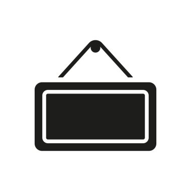 Karatahta simgesi vektör tasarım şablonları basit ve modern konsept