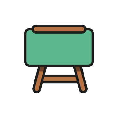 Karatahta simgesi vektör tasarım şablonları basit ve modern konsept