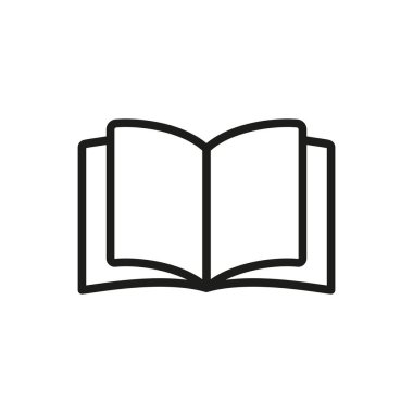 Kitap simgesi tasarım şablonları basit ve modern konsept