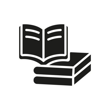 Kitap simgesi tasarım şablonları basit ve modern konsept