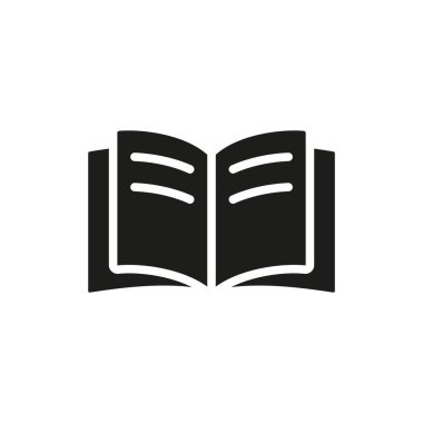 Kitap simgesi tasarım şablonları basit ve modern konsept