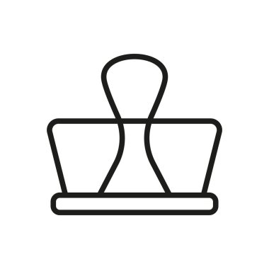 Bulldog klipsi vektör tasarım şablonları basit ve modern konsept