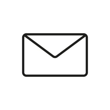 Zarf durağan ikon vektör tasarım şablonları basit ve modern konsept