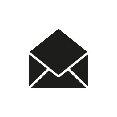 Zarf durağan ikon vektör tasarım şablonları basit ve modern konsept