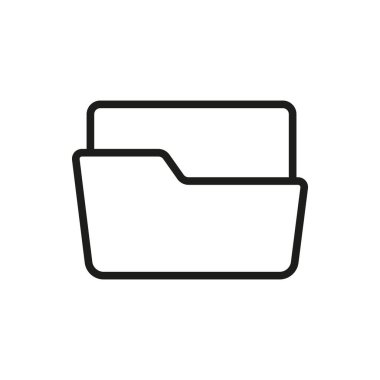 Dosya sahibi simgesi vektör tasarım şablonları basit ve modern konsept