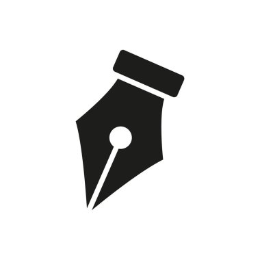 Dolma kalem simgesi vektör tasarım şablonları basit ve modern konsept