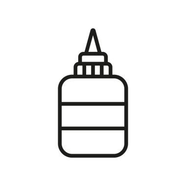 Yapıştırıcı simgesi tasarım şablonları basit ve modern konsept