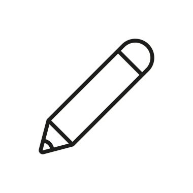 Kalem simgesi tasarımı şablonları basit ve modern konsept grafiği