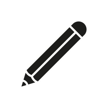 Kalem simgesi tasarımı şablonları basit ve modern konsept grafiği