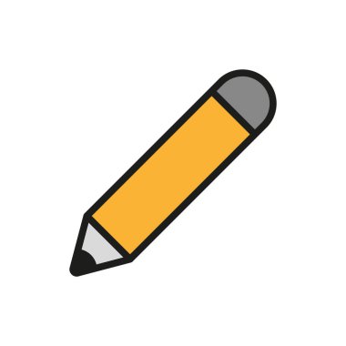 Kalem simgesi tasarımı şablonları basit ve modern konsept grafiği