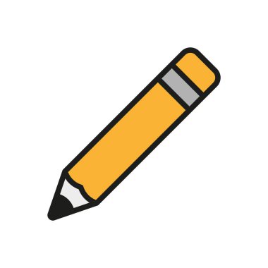 Kalem simgesi tasarımı şablonları basit ve modern konsept grafiği