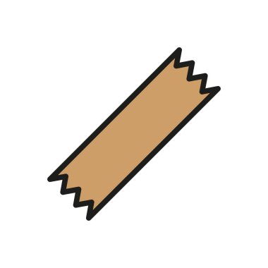 Teyp simgesi vektör tasarımı şablonları basit ve modern konsept