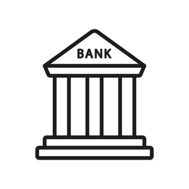 Banka kupa ikonu vektör tasarımı şablonları basit ve modern konsept grafiği