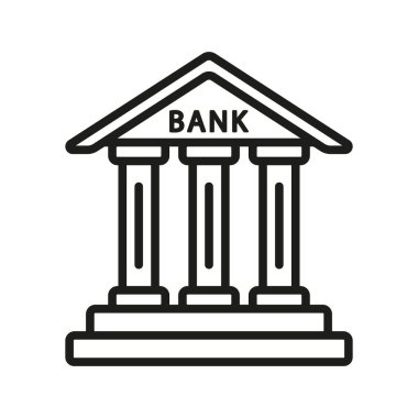 Banka kupa ikonu vektör tasarımı şablonları basit ve modern konsept grafiği