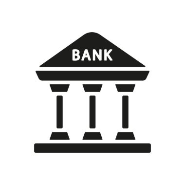 Banka kupa ikonu vektör tasarımı şablonları basit ve modern konsept grafiği