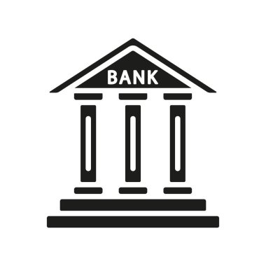 Banka kupa ikonu vektör tasarımı şablonları basit ve modern konsept grafiği