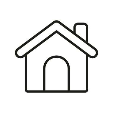 Ev simgesi vektör tasarımı şablonları basit ve modern konsept grafiği