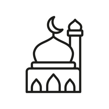 Cami simgesi vektör tasarımı şablonları basit ve modern konsept grafiği