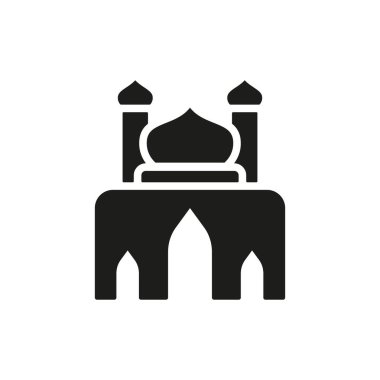 Cami simgesi vektör tasarımı şablonları basit ve modern konsept grafiği