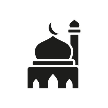 Cami simgesi vektör tasarımı şablonları basit ve modern konsept grafiği