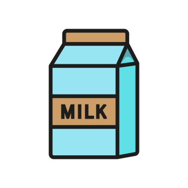 Süt şişesi ikonu vektör tasarımı şablonları basit ve modern konsept grafiği