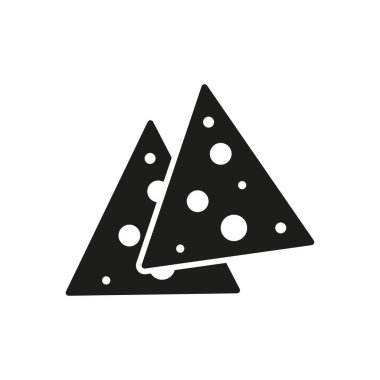 Mısır cipsi yiyecek içecek ikonu vektör temel tasarım basit ve modern konsept şablonlar