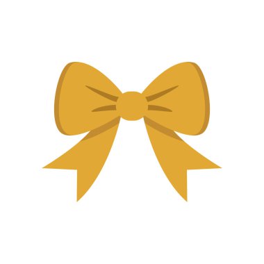 Noel yayı ikonu vektörü temel tasarım basit ve modern konsept grafik