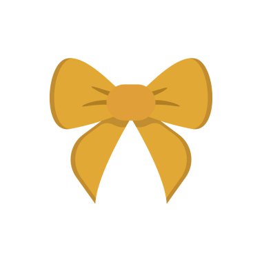 Noel yayı ikonu vektörü temel tasarım basit ve modern konsept grafik