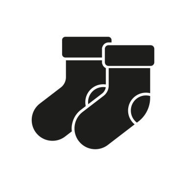 Noel şoku ikonu vektör temel tasarım basit ve modern konsept grafik