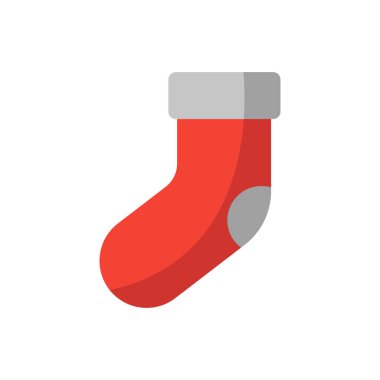 Noel şoku ikonu vektör temel tasarım basit ve modern konsept grafik