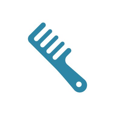 Saç fırçası güzellik ikonu vektörü temel tasarım basit ve modern konsept grafiği