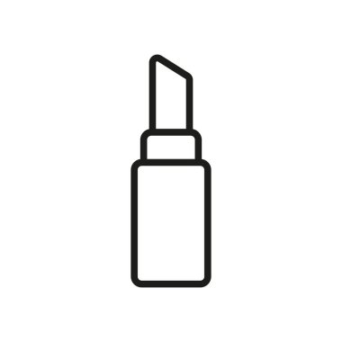 Ruj güzellik simgesi vektörü temel tasarım basit ve modern konsept grafik