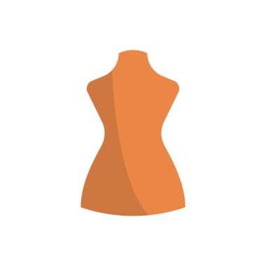 Manken moda ikonu vektör temel tasarım basit ve modern konsept grafik