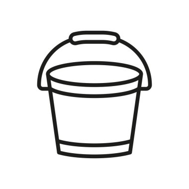 Kova simgesi tasarım şablonları basit ve modern konsept