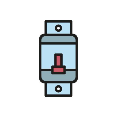 Devre kırıcı simge vektör tasarımı şablonları basit ve modern konsept