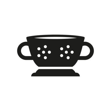Colander simge vektör tasarım şablonları basit ve modern konsept