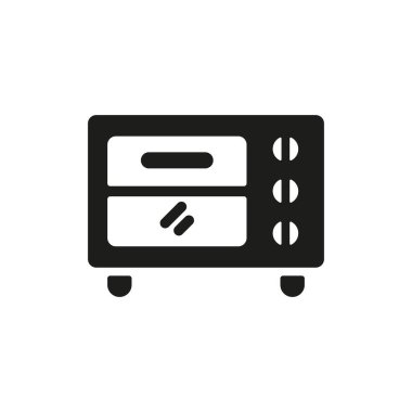 Fırın simgesi vektör tasarımı şablonları basit ve modern konsept