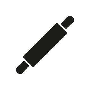 Yuvarlanan pin simgesi vektör tasarım şablonları basit ve modern konsept