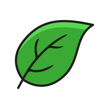Yaprak ikonu vektör tasarımı şablonları basit ve modern konsept grafiği