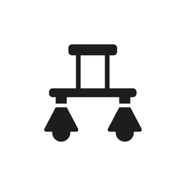 Avize simgesi vektör tasarım şablonları basit ve modern konsept