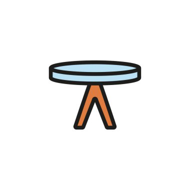 Sehpa simgesi tasarım şablonları basit ve modern konsept