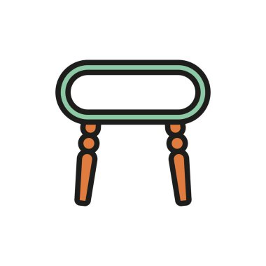 Sehpa simgesi tasarım şablonları basit ve modern konsept