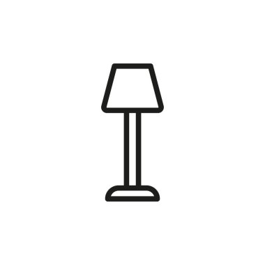 Yer lambası ikonu vektör tasarım şablonları basit ve modern konsept