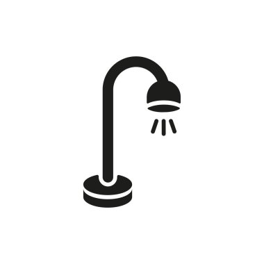 Yer lambası ikonu vektör tasarım şablonları basit ve modern konsept